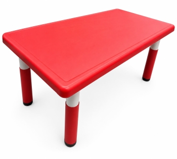 Mesa roja pequeña
