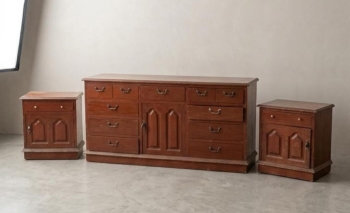 Juego de habitación de caoba segundo uso ver descripción