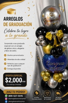 Arreglos para graduación