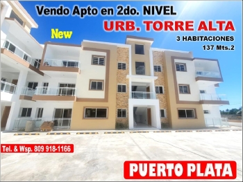 Vendo exclusivo apto de 3 habs. 137 mts.2 en urb. torre alta de puerto