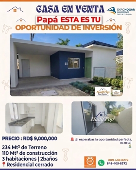 Casa en venta y expo-hogar