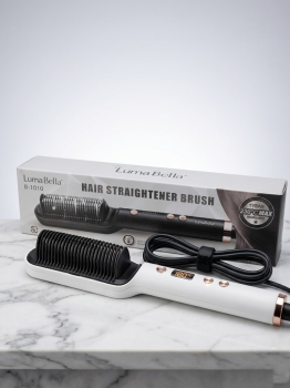 Dile adiós al frizz cepillo alisador luma bella b-1010