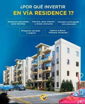 Bonitos apartamentos con bono de primera vivienda.