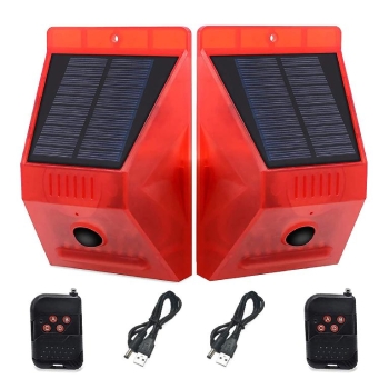 Luz de alarma solar  foco estroboscópico solar  luz de advertencia sol