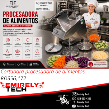 Cortadora procesadora de alimentos vegetales frutas ralladora de queso