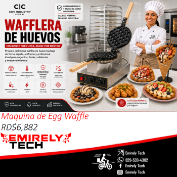 Maquina para bubble waffle mini waffles waffles de burbujas egg waffle