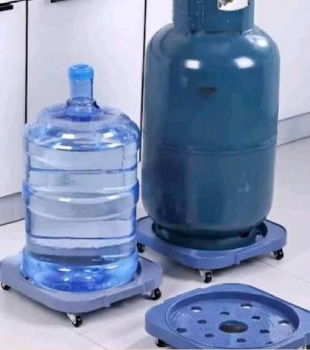 Base con ruedas para botellon y tanque de gas   soporte pedestal y por