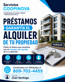Prestamos garantia el alquiler de tu propiedad