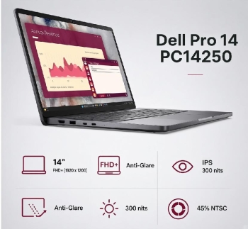 Dell pro 14 pc14250 14 fhd intel core 5 120u 16 gb ddr5 ram 1 tb ssd