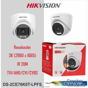 Camara hikvision 3k smart hybrid ligth con audio