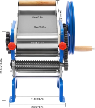 Máquina manual para pastelitos empanadas y pasta con cortador