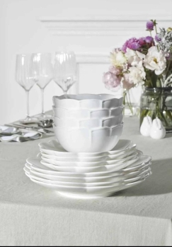 Juego de vajilla lenox studio 1414 - scallop 12 piezas