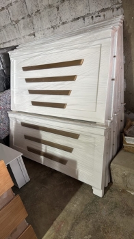 Juego de habitacion con corchon nuevo blanco