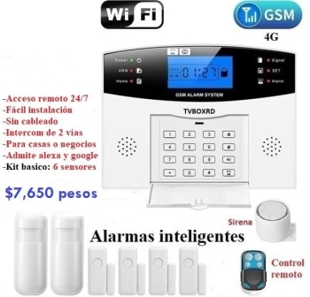 Alarmas inteligentes para tu casa o negocio sin usar cableado