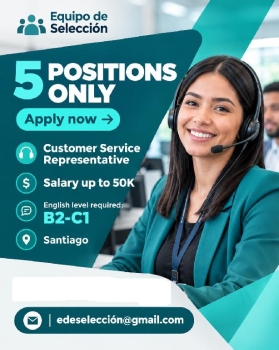 Limited job opportunity for english speakers  empleo