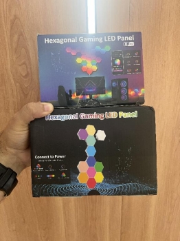 Luces led hexagonal gamer