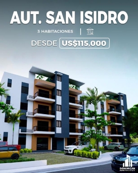 Hermosos apartamentos de venta en la autopista de san isidro!!!!!!