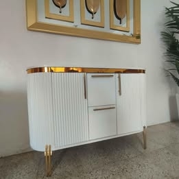 Credenza de sala  blanca moderna