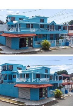 Edificacion con 2 casas 3 aptos y un local comercial