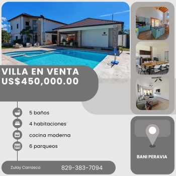 Preciosa villa en matanza ban