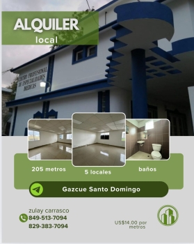 Local en alquiler – gazcue santo domingo