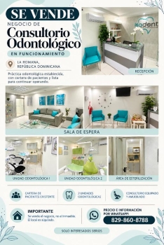 Se vende negocio de consultorio odontolÓgico en la romana