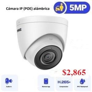 Cámaras ip alámbricas night full color de 5 megapíxeles
