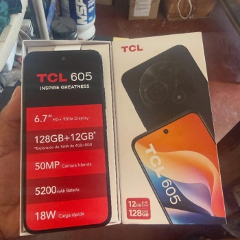 Celular tcl 605 de 128gb y 48 12gb dual sim nuevo desbloqueado