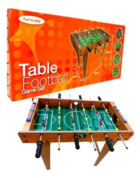 Futbolito de mesa 9 jugadores por equipo
