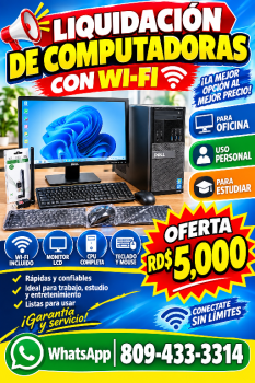 Liquidacion de computadoras