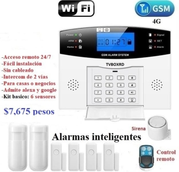 Alarmas inteligentes para proteger tu casa o negocio sin cables