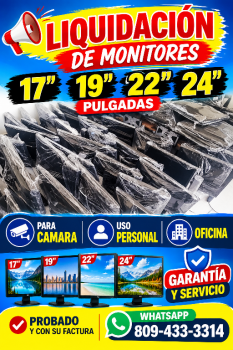 Monitores 17-19-pulgadas para camara