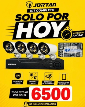 Tengo cámaras kit completo