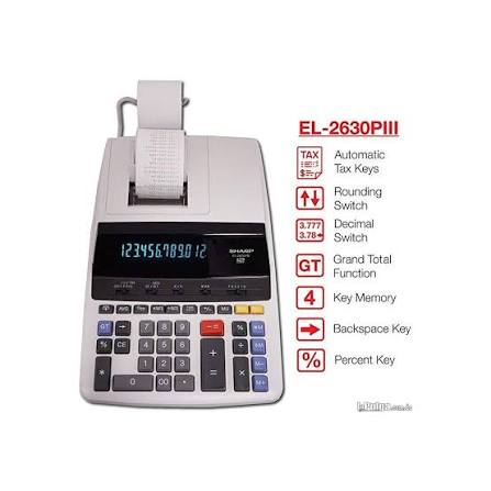 Sumadora Calculadora Sharp El-2630 Plll Foto 5486848-2.jpg