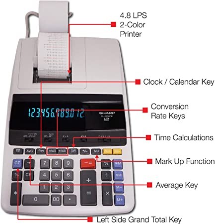 Sumadora Calculadora Sharp El-2630 Plll Foto 5486848-5.jpg