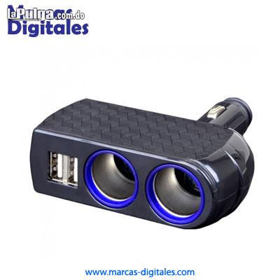 Zipkord Duplicador de Cigarrillera 12V con 2 Puertos USB Foto 6759518-1.jpg