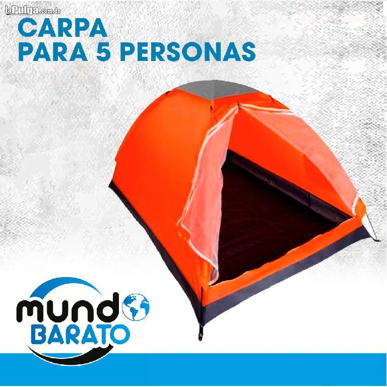 Carpa Tipo Igloo Para 5 Personas Camping Tienda De Campaña Foto 6794251-1.jpg