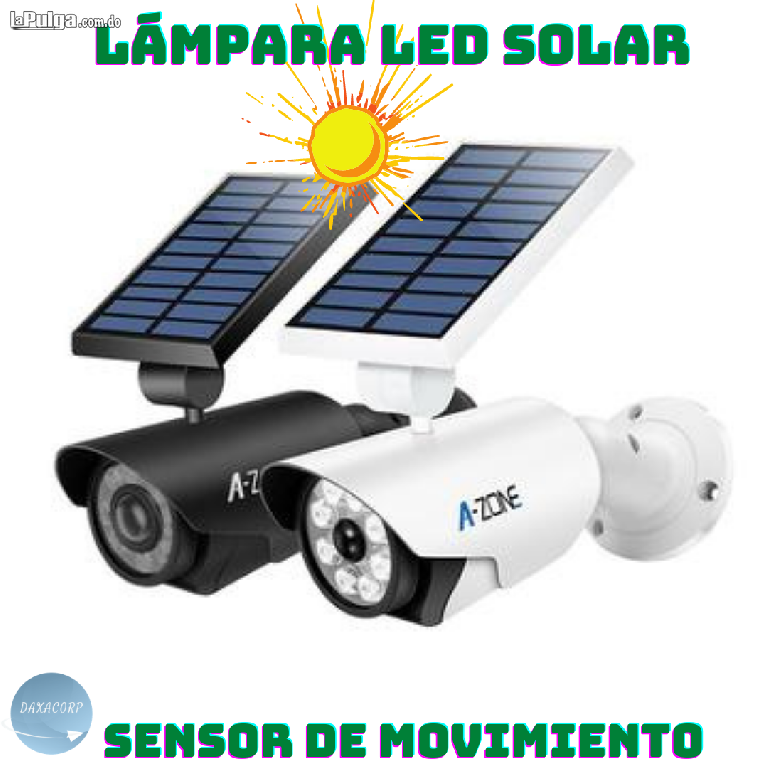 Lámpara Led Solar con Sensor de Movimiento tipo Cámara de Seguridad Foto 6938167-2.jpg
