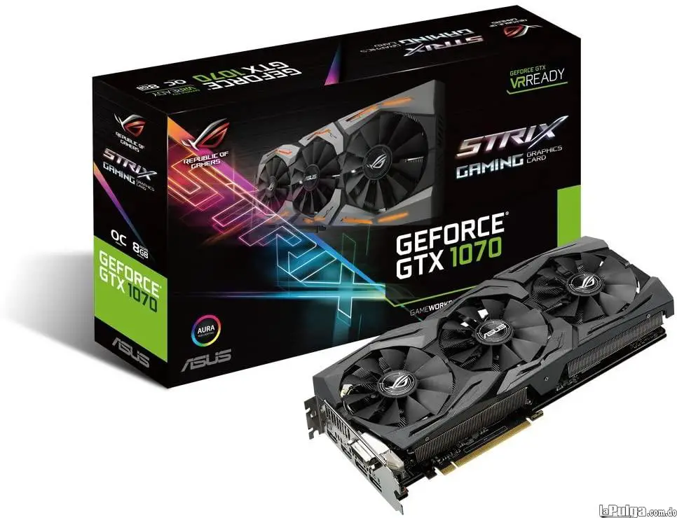 Tarjeta de Video ASUS ROG STRIX GTX 1070 NVIDIA GeForce Foto 6986293-3.jpg