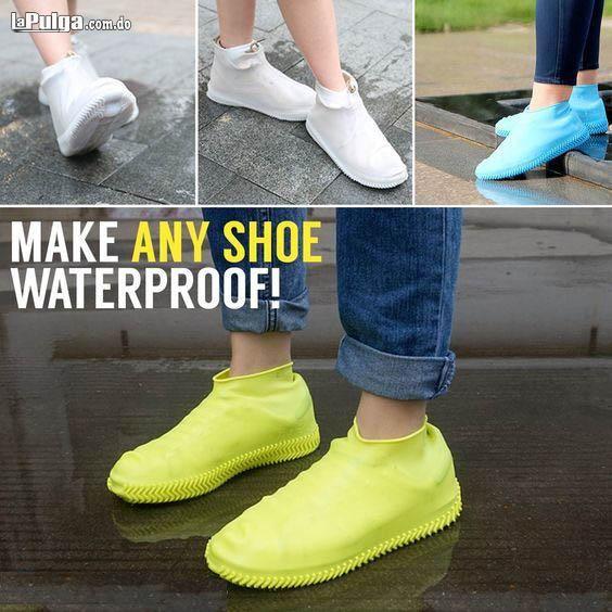 Cubiertas de silicona impermeables para zapatos fundas para lluvia  Foto 7006776-2.jpg