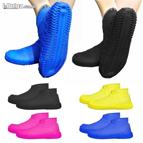 Cubiertas de silicona impermeables para zapatos fundas para lluvia  Foto 7006776-5.jpg