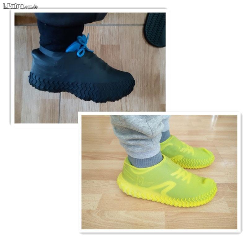 Cubiertas de silicona impermeables para zapatos fundas para lluvia  Foto 7006776-8.jpg