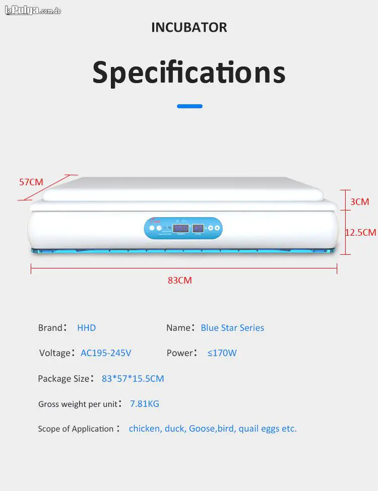 Incubadoras de 120 huevos automatico digital Pollo Ganso Pato Aves de  Foto 7050891-4.jpg
