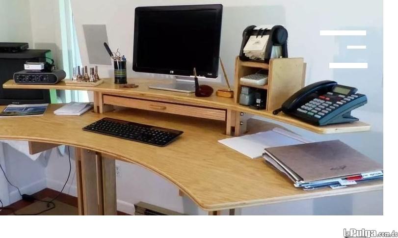 Mueble en Roble para Computadoras Oficina u Hogar! Foto 7061459-2.jpg