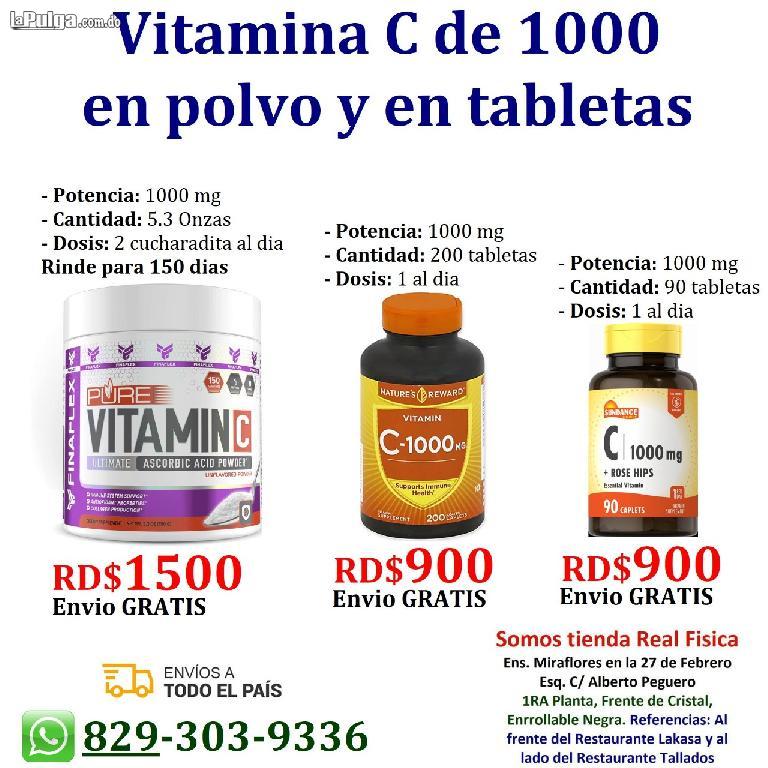 Vitamina C alta potencia tabletas pastillas polvo Foto 7065474-1.jpg