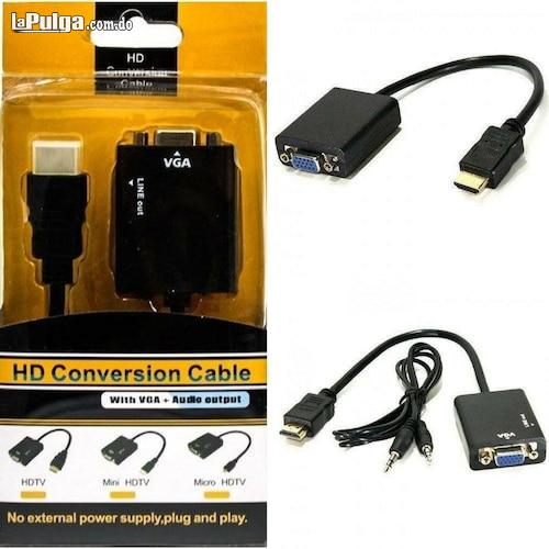 Cable HDMI-VGA con sonido compatible con cualquier salida de alta def Foto 7073185-1.jpg