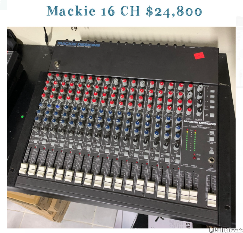 Mixer Consala Mackie 16 Ch Foto 7101521-1.jpg