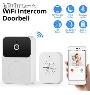 Timbre inteligente con cámara wifi para puertas recargable Foto 7108266-2.jpg