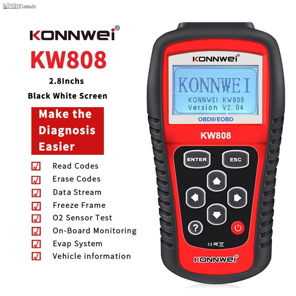 Escáner lector de código de vehículo probador de diagnóstico KW808 Foto 7111160-3.jpg