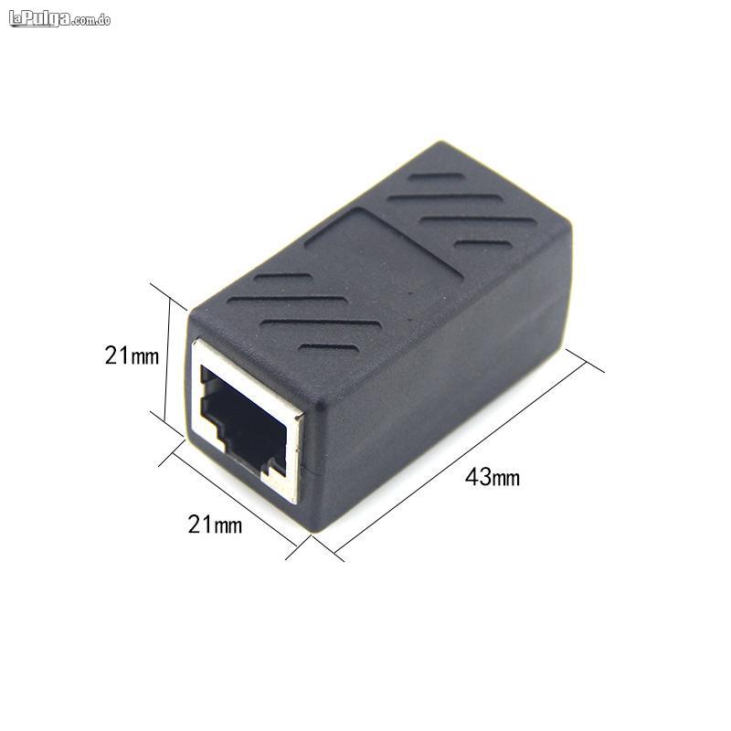 Union RJ45 hembra a hembra ideal para extender la conexión Ethernet Foto 7115161-1.jpg